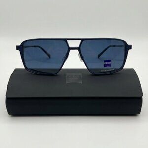 New Zeiss Luxury Eyewear - Dark Blue Unisex Frame w/ Original Case